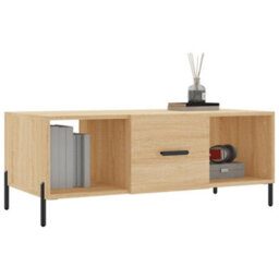 Berkfield Coffee Table Sonoma Oak 102X50X40 Cm Engineered Wood - thumbnail 3