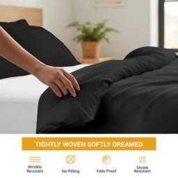 Lazzaro Premium 100% Cotton King Bedding Set 400 Tc With Matching Fitted Sheet - thumbnail 6