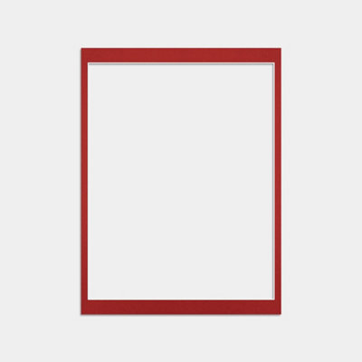 Ak Frames 12X16 Crimson Picture Mounts To Fit 14X11 Aperture Size - Mount Board Only (No Frame Included) - image 1