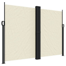 Berkfield Retractable Side Awning Cream 180X1000 Cm - thumbnail 2