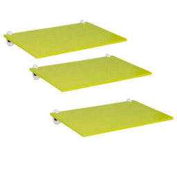 Urbn-Living Orange, Set Of 2 - Modern Slimline Floating Shelves With Screws & Shelf Clip - thumbnail 5