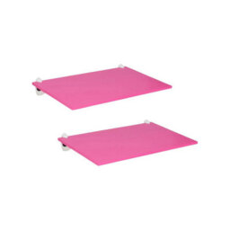 Urbn-Living Orange, Set Of 2 - Modern Slimline Floating Shelves With Screws & Shelf Clip - thumbnail 6