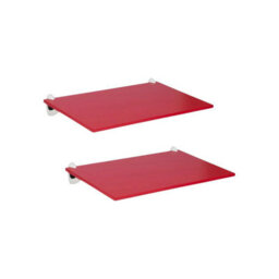 Urbn-Living Orange, Set Of 2 - Modern Slimline Floating Shelves With Screws & Shelf Clip - thumbnail 2