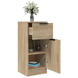 Vidaxl Sideboards 2 Pcs Sonoma Oak 30X30X70 Cm Engineered Wood - thumbnail 5