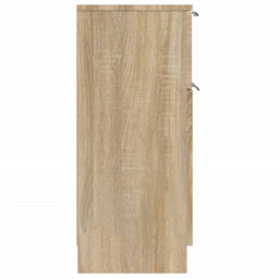 Vidaxl Sideboards 2 Pcs Sonoma Oak 30X30X70 Cm Engineered Wood - thumbnail 9