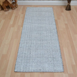 Black/white Classic Abstract Modern Handmade Easy To Clean Rug For Dining Room Bedroom Livingroom-66 X 200Cm (Runner) - thumbnail 9
