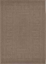 Ivy Washable Greek Key Design Anti Slip Doormats Beige 60X220 Cm - thumbnail 3