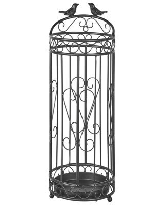 Wyld And Coco Nesting Co Iron Birdcage Umbrella Stand Black Metal, W21 X D21 X H61Cm - image 1