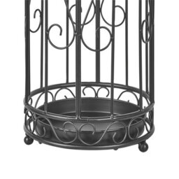 Wyld And Coco Nesting Co Iron Birdcage Umbrella Stand Black Metal, W21 X D21 X H61Cm - thumbnail 5