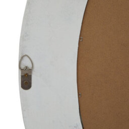 Wyld Haus 90Cm Round Natural Washed Wood Wall Mirror With 40mm Frame - thumbnail 4