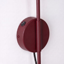 Sollux Lighting Nox Steel Burgundy 1 Lights Modern Wall Lamps - thumbnail 7