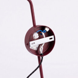 Sollux Lighting Nox Steel Burgundy 1 Lights Modern Wall Lamps - thumbnail 9