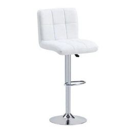 Furniture in Fashion Topaz Magnesia Effect High Gloss Bar Table 4 Coco White Stools - thumbnail 4
