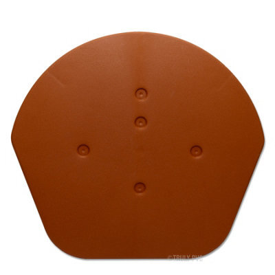 Klober Kr977234 Dry Verge Ridge End Cap - Domed Half Round, Terracotta - image 1