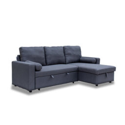 Outdoor Living (NW) Ltd Manhattan Grey 3 Seat Corner Sofa Bed Set - Left Or Right - thumbnail 2