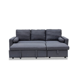 Outdoor Living (NW) Ltd Manhattan Grey 3 Seat Corner Sofa Bed Set - Left Or Right - thumbnail 5