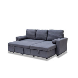 Outdoor Living (NW) Ltd Manhattan Grey 3 Seat Corner Sofa Bed Set - Left Or Right - thumbnail 4