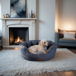 All Pond Solutions Allpetsolutions Alfie Premium Luxury Dog Bed - Pebble Grey - thumbnail 7