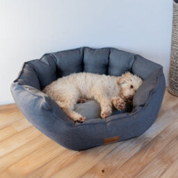 All Pond Solutions Allpetsolutions Alfie Premium Luxury Dog Bed - Pebble Grey - thumbnail 2
