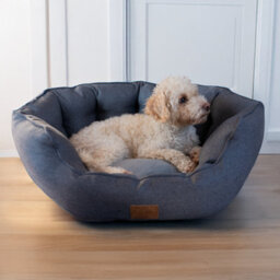 All Pond Solutions Allpetsolutions Alfie Premium Luxury Dog Bed - Pebble Grey - thumbnail 1