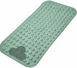 Green Pvc Non Slip Bath Mat For Bath And Shower Anti Slip Bathroom Matt