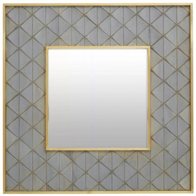Orsina Siro Black Edge Modern Wall Mirror - image 1