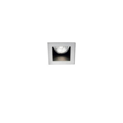 Ideal Lux Funky 1 Light Recessed Spotlight Aluminium, Gu10