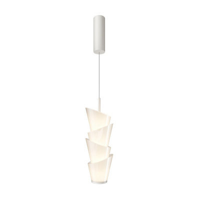 Luminosa Lighting Luminosa Seoul Modern Slim Pendant Ceiling Light White 3000K 1700Lm - image 1