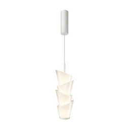 Luminosa Lighting Luminosa Seoul Modern Slim Pendant Ceiling Light White 3000K 1700Lm - thumbnail 1