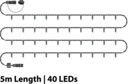 Eagle Connect String Lights Black Rubber Ip65 5M 40 Led Copper Gold - thumbnail 2