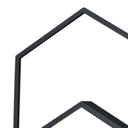 Luminosa Lighting Luminosa Kubick Ceiling/wall Light, 48W Led, 3000K, 2700Lm, Black, 3Yrs Warranty - thumbnail 3