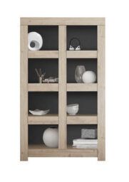 FurniComp LTD Furnicomp Roma Wide 4 Shelf Oak Effect Bookcase - thumbnail 3