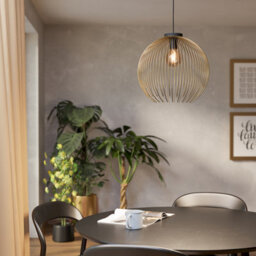 Eglo Venezuela Gold Steel Pendant Light - thumbnail 1