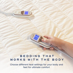 Snuggledown Intelligent Warmth Electric Blanket 9 Heat-Settings Luxury Heated 100% Cotton Cover Auto Timer Washable - thumbnail 3