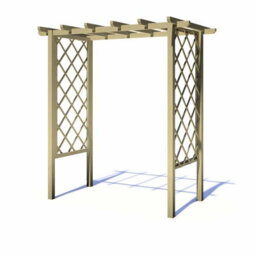 Shire Wooden Arch Trellis Pergola 6 X 3 Feet - L103 X W193 X H242.6 Cm - thumbnail 4