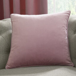 Laurence Llewelyn-Bowen Montrose Luxury Filled Rose Plain Velvet Cushion - thumbnail 1