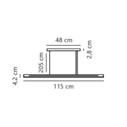 Nordlux Skylar Indoor Pendant Light Black Aluminium Intergrated Led 3-Level Dimming - Mains Powered, Ip20 - thumbnail 5
