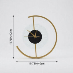 Dimmable Led Round Clock Wall Light 3 Colour Modern Lamp For Bedroom Living Room - thumbnail 2