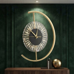 Dimmable Led Round Clock Wall Light 3 Colour Modern Lamp For Bedroom Living Room - thumbnail 3