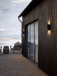 Nordlux Canto Outdoor Aluminium Wall Light Coastal/marine Safe Black,mains - thumbnail 4