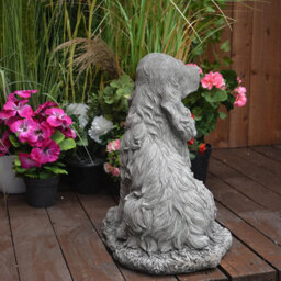 Cocker Spaniel Dog Stone Cast Garden Ornament - thumbnail 4