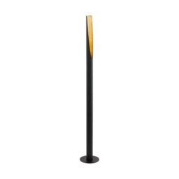 Elegant Black And Gold Floor Lamp With Foot Switch And Gu10 Bulb