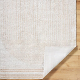 Livabliss Fossay Shaggy-Washable Beige Brown Green Grey Global High Pile Living Bedroom Rug 160 X 213 Cm Easy Care, Non Shedding - thumbnail 4