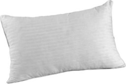 Nod Off Ultra Bounce Pillows With Hollowfibre Filling - Microfiber Satin Stripe Case Breathable And Comfortable - Non-Allergenic Standard