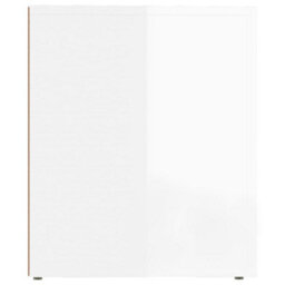 Berkfield Bedside Cabinets 2 Pcs High Gloss White 50X39X47 Cm - thumbnail 7