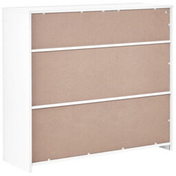 Casanova White 2-Door Sideboard With Led Lighting And 4 Shelves - Wyld And Coco - thumbnail 6