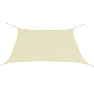 Berkfield Sunshade Sail Oxford Fabric Square 3.6X3.6 M Cream - image 1