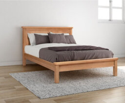 Buttercup Farm Bologna Oak 5 Ft Panel Bed - W219 X D169 X H105 Cm