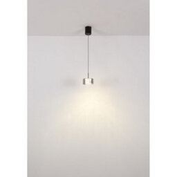 Luminosa Lighting Luminosa Fogsy Slim Pendant Ceiling Light Matt Black Smoke Glass Shade Led 4000K - thumbnail 5