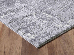 Serenity Modern Abstract Lines Contemporary Area Rugs Grey 120X170 Cm - thumbnail 2